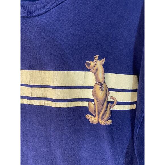 Vintage 90s Navy Blue Scooby Doo Men's T-Shirt XL - Picture 2 of 9